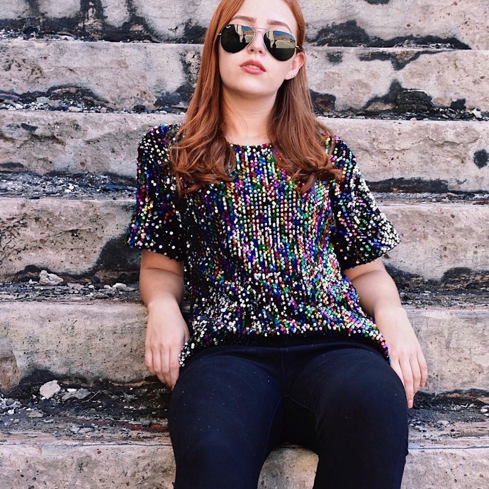 Sequins top
